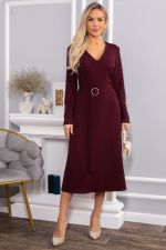 Платье трикотажное Парижанка (бордовое) П14622-10М LT Collection