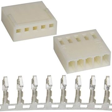 Разъём HU-05 2,54мм / 1375820-5TE / H2510-05PYC000R / DS1070-5F / L-KLS1-2.54-05-H