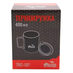 Кружка Tramp TRC-137 изотермическая со складными ручками и поилкой 400 мл, Olive