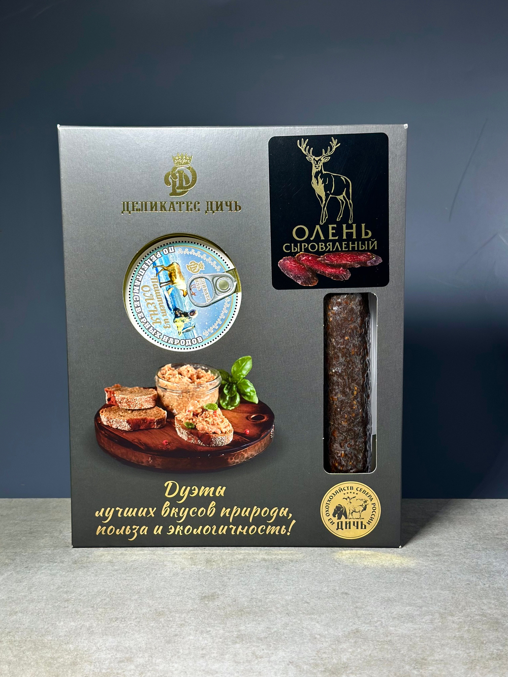 Подарочный набор Дуэт "Лесной Олень" с паштетом