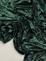 Бархат жатый вискоза с п/а и эластаном Burberry изумрудный