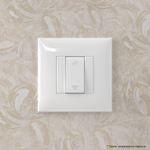 Диммер кнопочный в стену для LED ламп, "Avanti", "Белое облако"