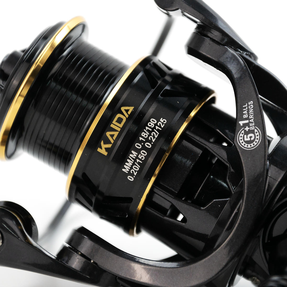 Безынерционная катушка Kaida ASTORE 2000F (5+1BB, мет. шпуля)