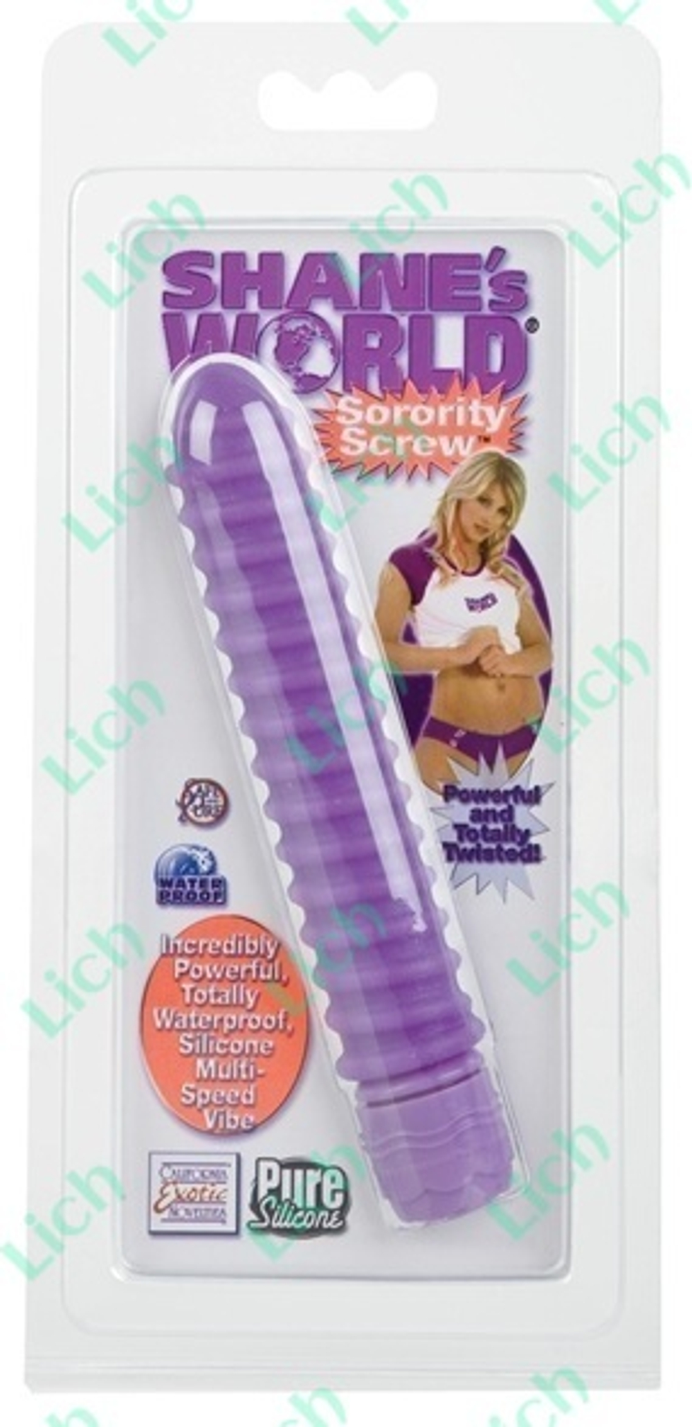 Фиолетовый спиральный вибратор SORORITY SCREW