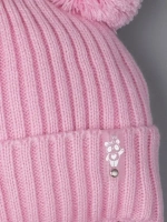 Шапка со снудом для девочки демисезонная