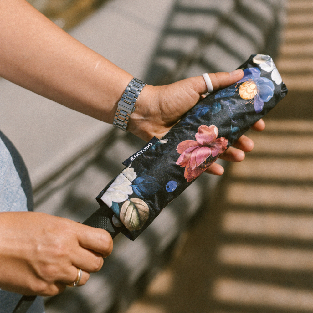 Зонт складной с росписью Жостово