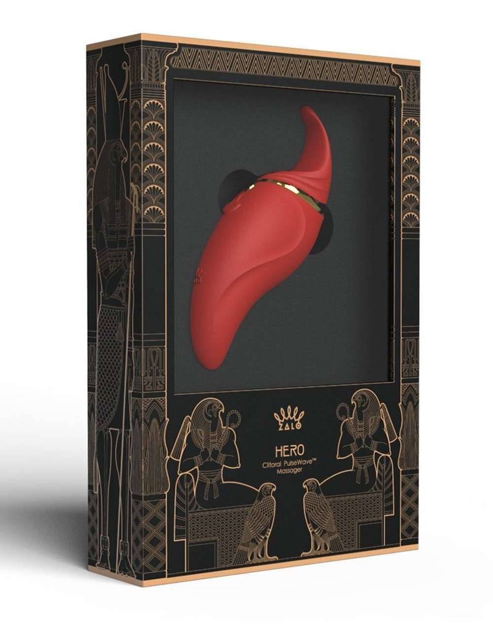 Красный стимулятор клитора Hero (Цвет: красный)