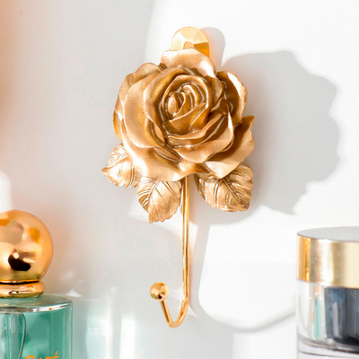 Крючок декоративный "Золотая роза"  7314209