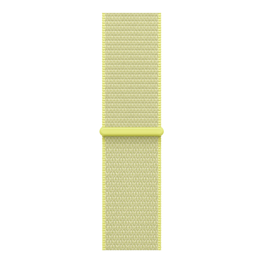 Умные часы Apple Watch Series 11 GPS, 42mm, Silver Aluminium Case with Neon Yellow Sport Loop