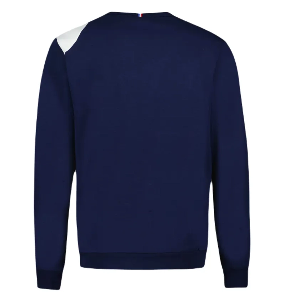 Куртка теннисная Le Coq Sportif SAISON 1 Crew Sweat N°1 SS23 - bleu nuit