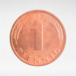 Germany, 1 Pfennig, 1985, (Munich Mint - "D"), VF