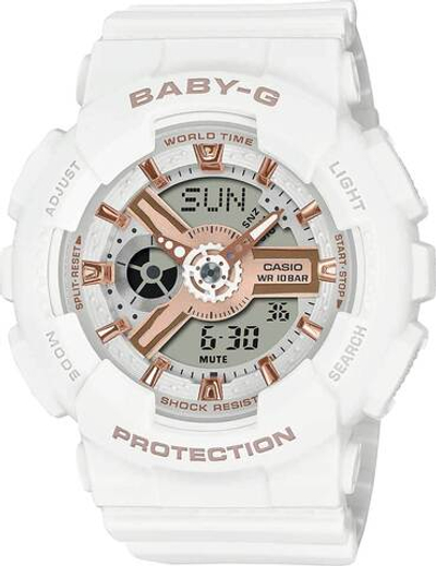 Японские наручные часы Casio Baby-G BA-110XRG-7A с хронографом