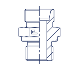 Штуцер FB DS38 48x2 (корпус)
