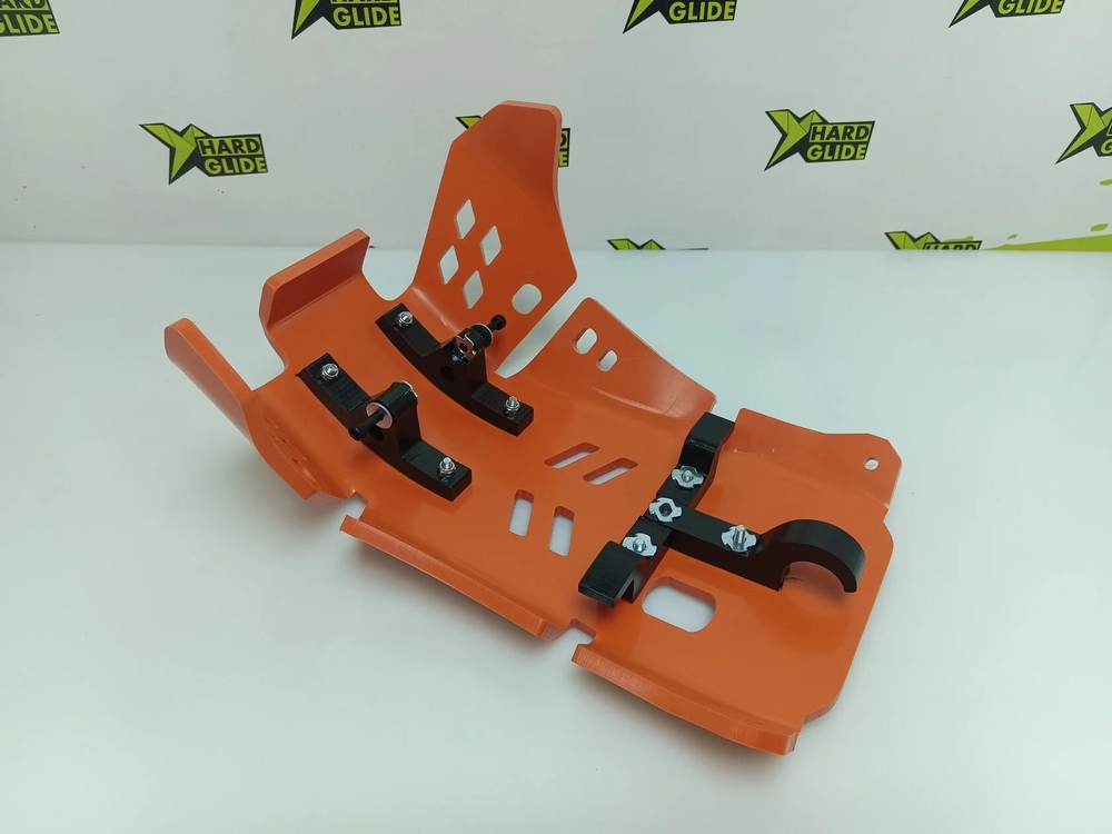 HARD GLIDE Защита двигателя KTM EXC 250-300 tbi 2024 [ОРАНЖЕВАЯ]