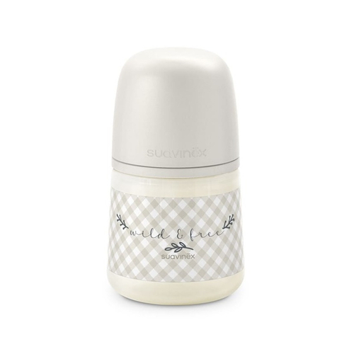 Бутылочка для кормления Suavinex Wild 150 мл бежевая, 0 мес+