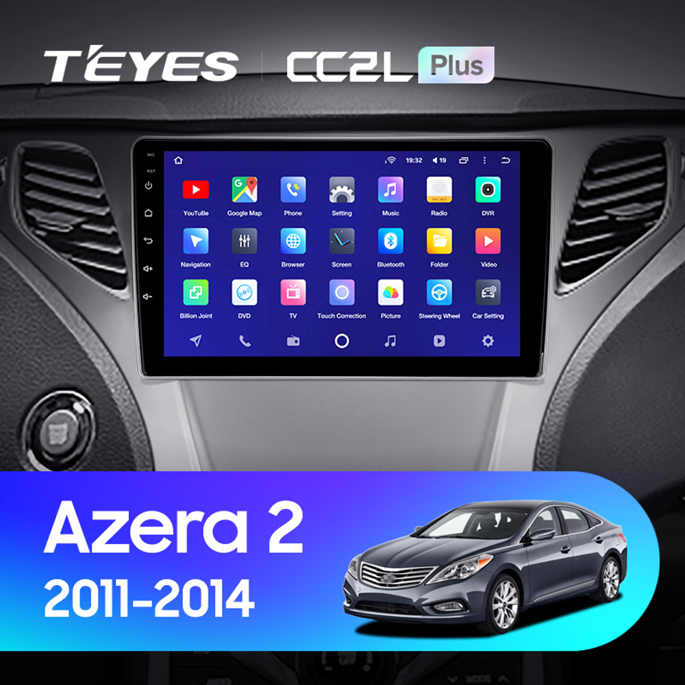 Teyes CC2L Plus 9" для Hyundai Azera II 2011-2014