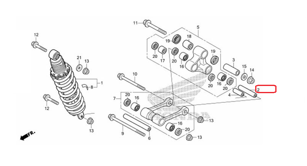 52462-KPS-900. COLLAR A, CUSHION ARM