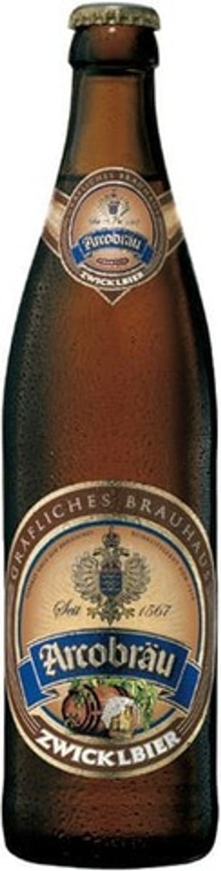 Пиво Аркоброй Цвикельбир / Arcobrau Zwicklbier 0.5л - 20шт