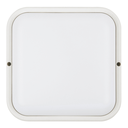 ULW-Q229 24W-4000K IP65 WHITE Светильник светодиодный влагозащищенный. Квадрат. Белый свет 4000K. 190×190×37мм. Корпус белый. ТМ Volpe