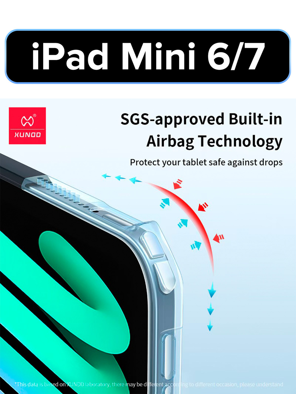 Чехол для Apple iPad Mini 6/7 противоударный XUNDD