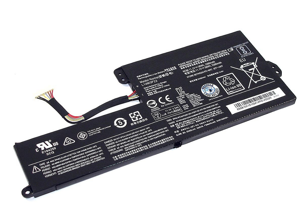 Аккумуляторная батарея для ноутбука Lenovo Chromebook N21 (L14M3P23) 11.1V 3300mAh