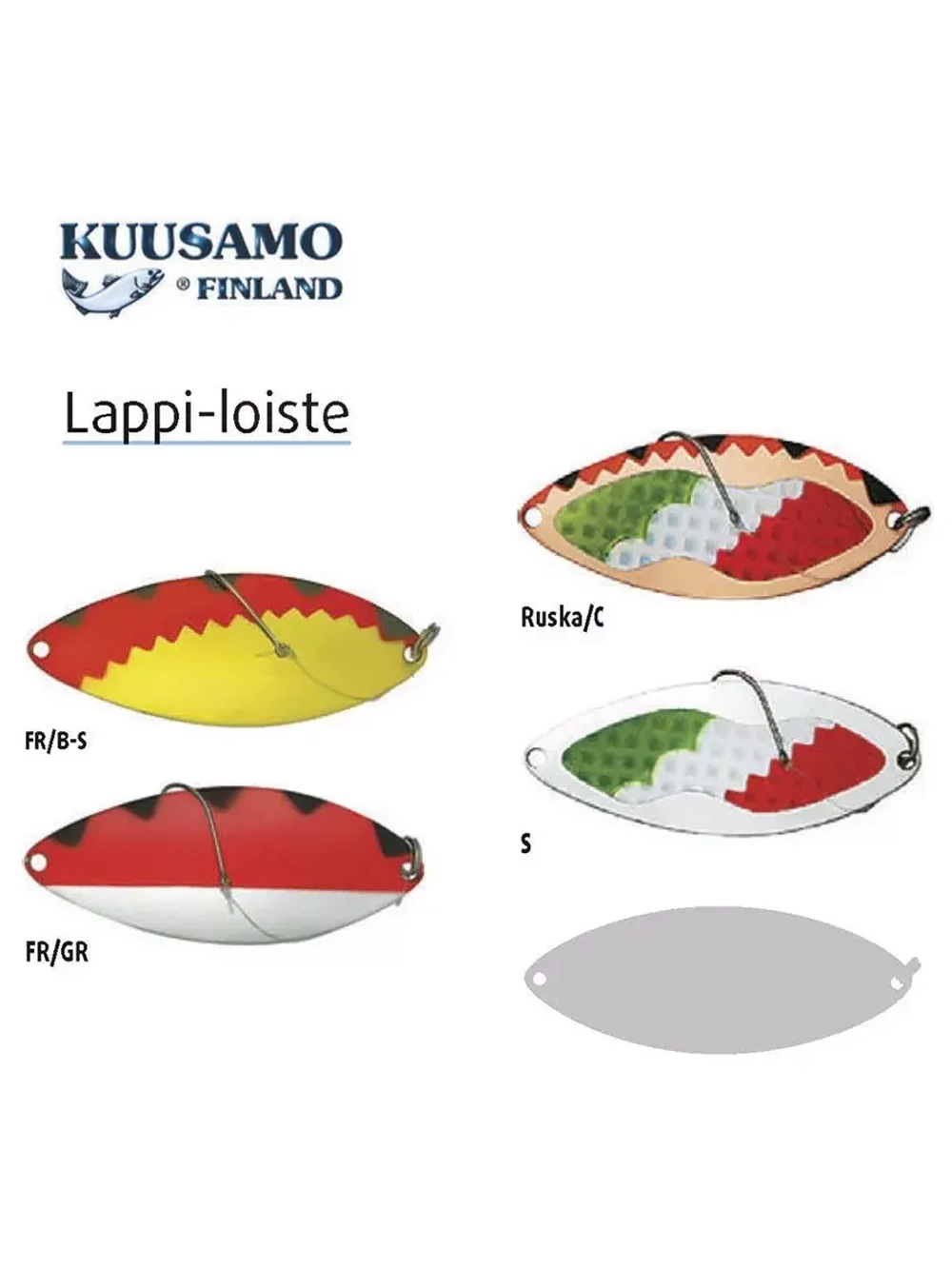 Блесна вертикальная зимняя Lappi-Loiste 70 S