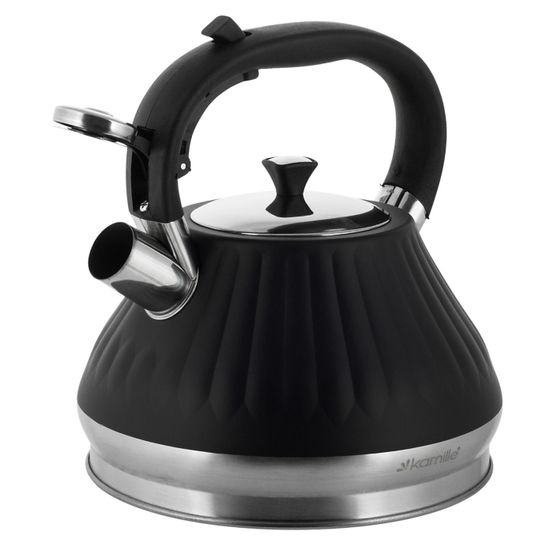 Чайник 3 л. из нержавеющей стали со свистком Kamille KM 0858