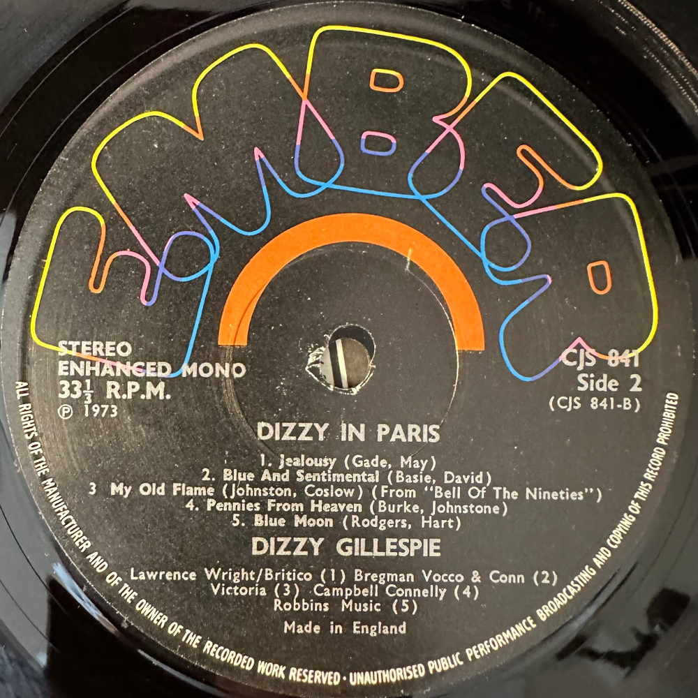 Dizzy ‎– Dizzy In Paris (Англия 1973г.)