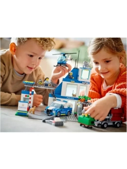 Конструктор Сити Полицейский участок 811 деталей