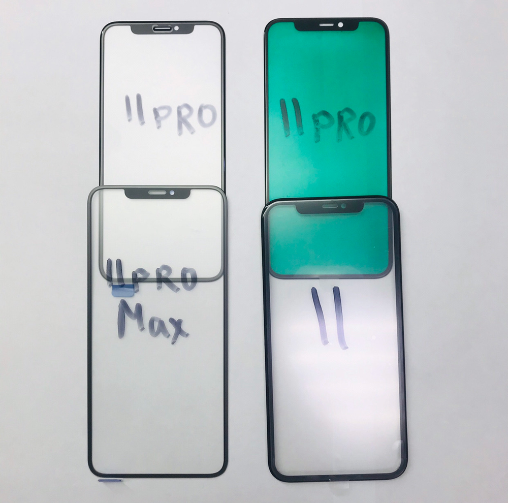 Фронтальное стекло, лицевое стекло iPhone 11/11 pro/11 pro Max + OCA