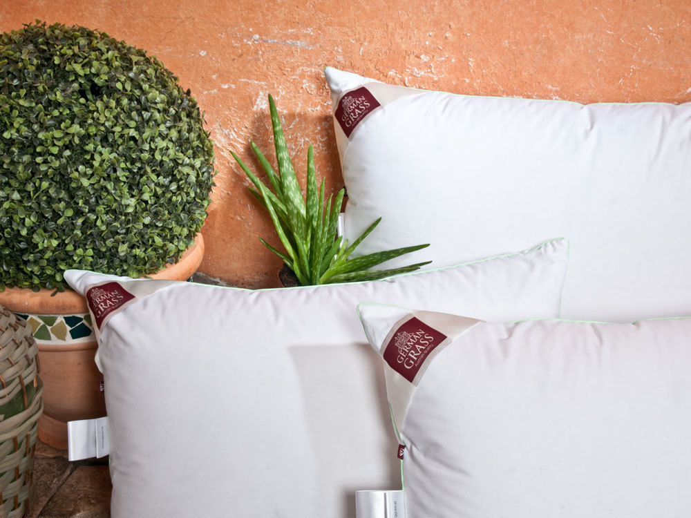 Подушка пуховая 50х70 German Grass 3D Aloe Vera