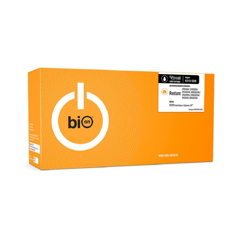 Bion BCR-TL-5120X Картридж лазерный TL-5120X для Pantum BP5100DN/BP5100DW/BM5100ADN/BM5100ADW/BM5100FDN/BM5100FDW/BM5110AD/BM5130FDW черный, (15000стр.)