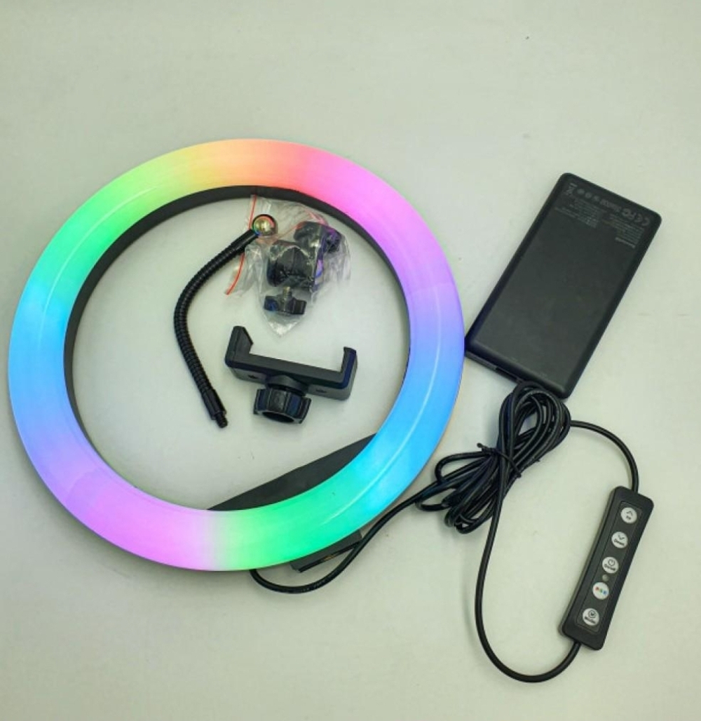 Кольцевая лампа MJ33 RGB