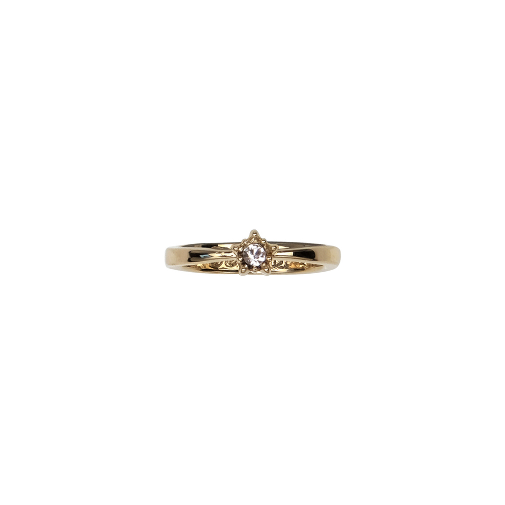 "Эва" кольцо в золотом покрытии из коллекции "Э" от Jenavi