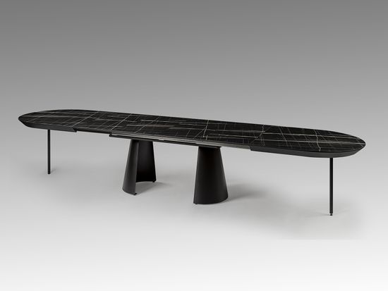 Capri Раздвижной обеденный стол с мраморной столешницей Испания 