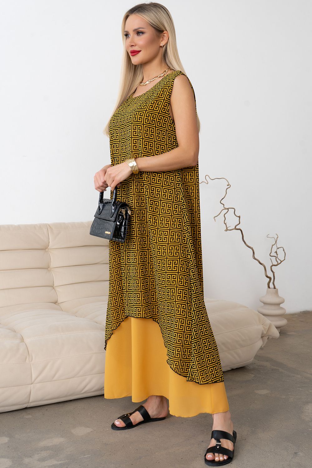 Платье Велла (желтый) Р11-1171/8 Nikol