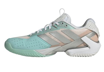 Женские Кроссовки теннисные Adidas Adizero Ubersonic 5 W - flash aqua/silver metallic/blush pink