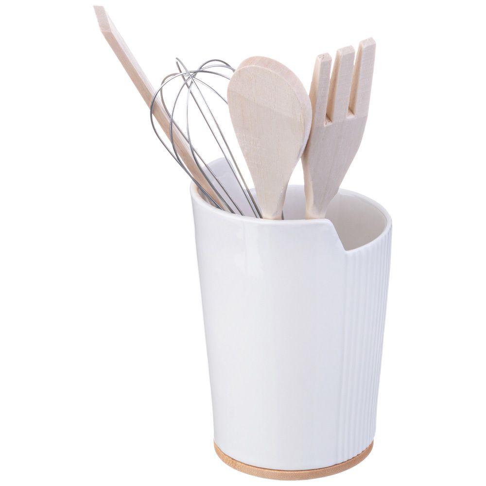 НАБОР КУХОННЫХ ПРИБОРОВ LEFARD "NATIVE" 4 ПР. С ПОДСТАВКОЙ 10*14,5 СМ (КОР=16ШТ.)