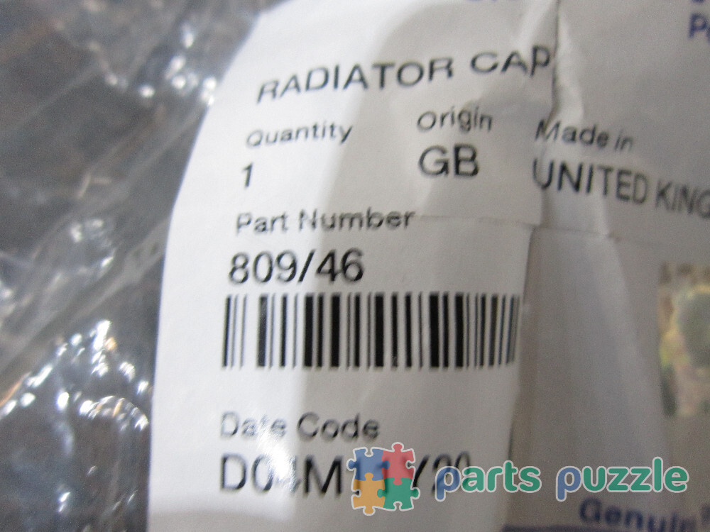 Крышка радиатора / RADIATOR CAP АРТ: 809/46