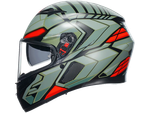 AGV K-3 E2206 DECEPT MATT BLACK/GREEN/RED