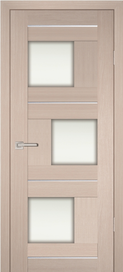 Дверь PS-13 / Цвет Капучино Мелинга / белый сатинат / Двери PROFILO PORTE