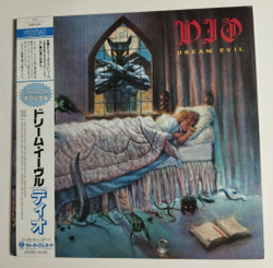 Винтажная виниловая пластинка LP Dio Dream Evil (Japan 1987) (Obi)