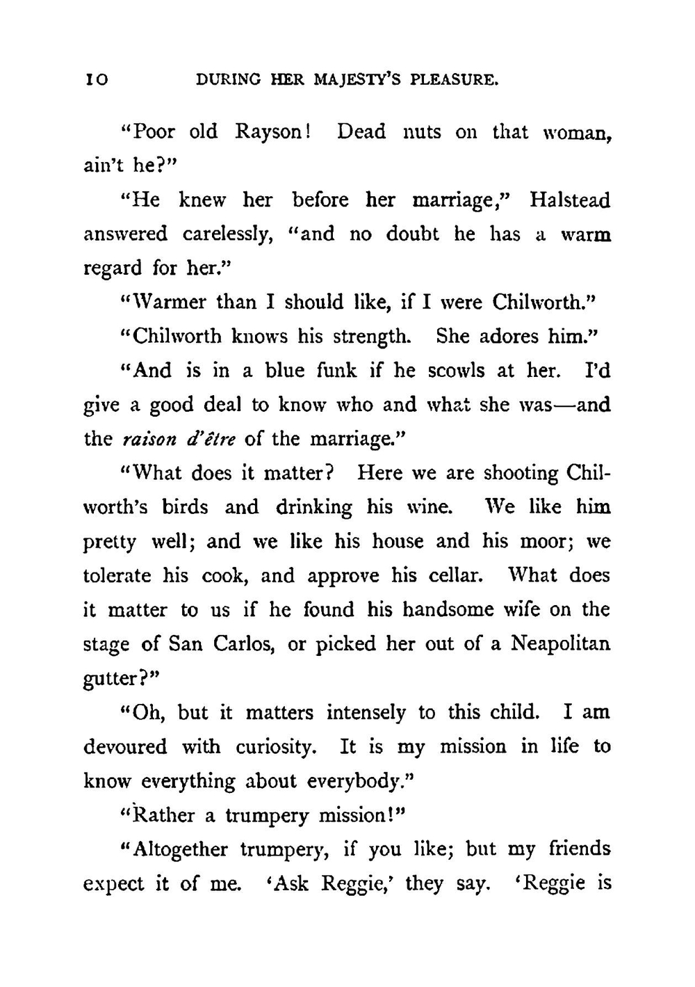 During Her Majesty's pleasure | M. E. Braddon