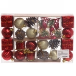 Набор украшений «Сказочное чудо» 3 см (28 предметов),красный