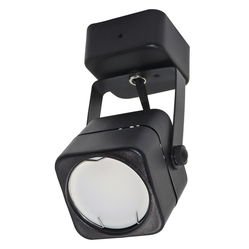 DLC-S611 GU10 BLACK Светильник декоративный накладной, серия Sotto. Без лампы, цоколь GU10. Металл. Черный. TM Fametto