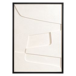 Панно декоративное с эффектом 3D Minimalism, с черной рамой, 50х70 см