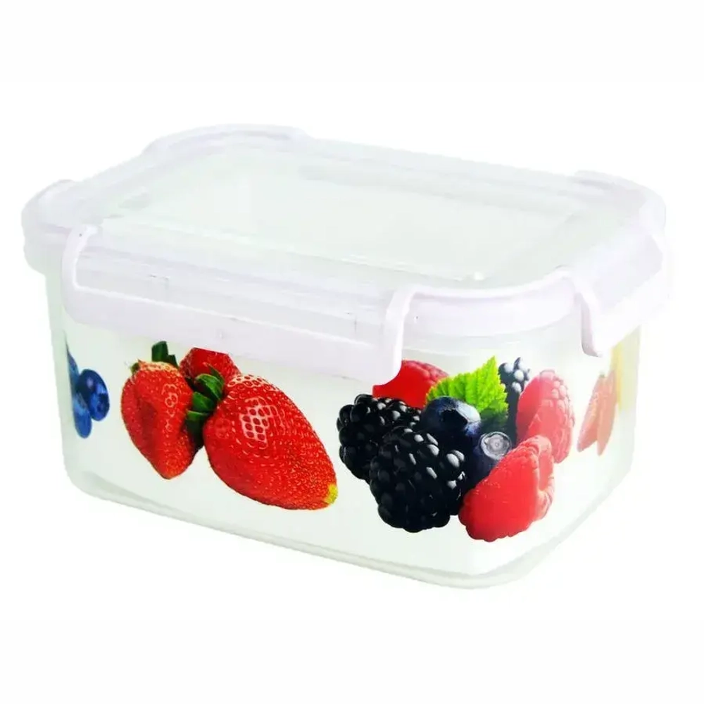 Контейнер герметичный на защелках 0,8л