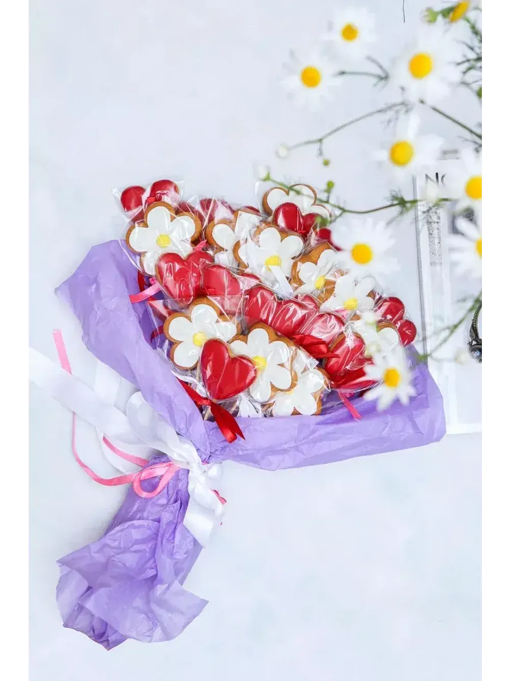 Букет имбирных пряников, 21 шт.