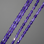 Фианиты, оттенок "Лаванда", бриолетт 4,4*6мм