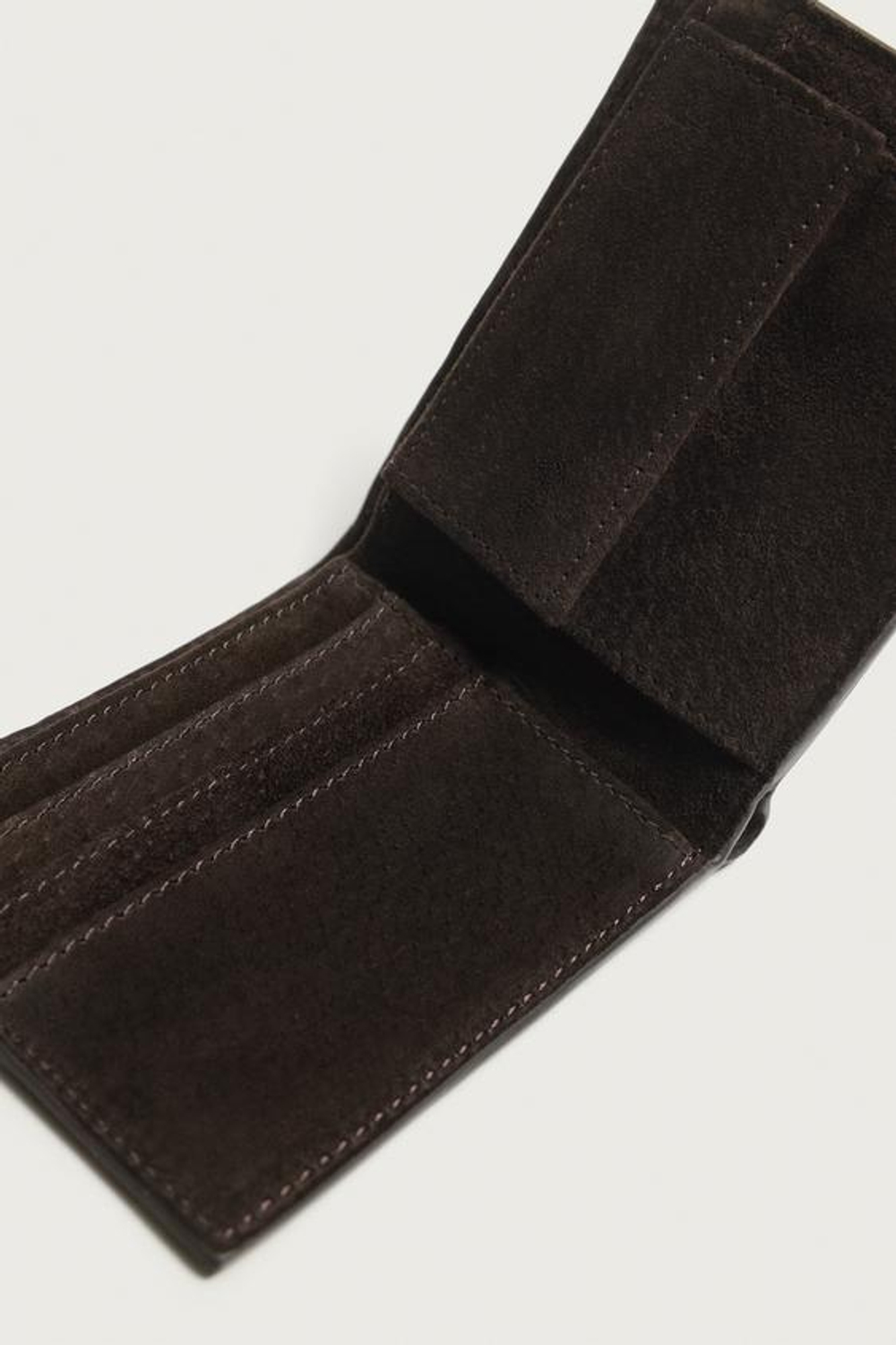 ZARA КОЖАНЫЙ КОШЕЛЕК, КОРИЧНЕВЫЙ